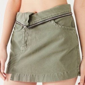 Urban Outfitters BDG Zipper Waist Asymetrical Hem Skirt